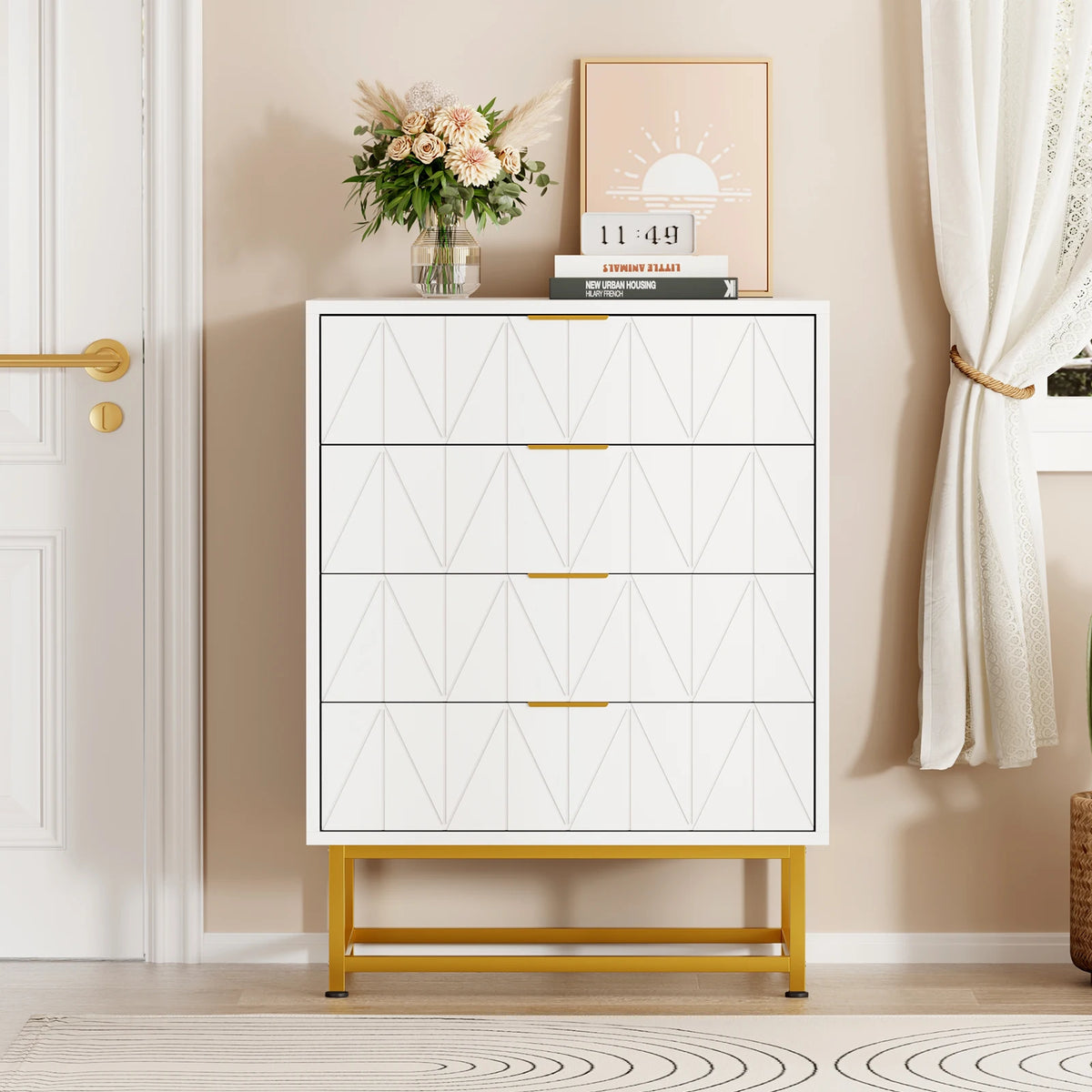 Aube — Commode à quatre tiroirs — vue du modèle 8