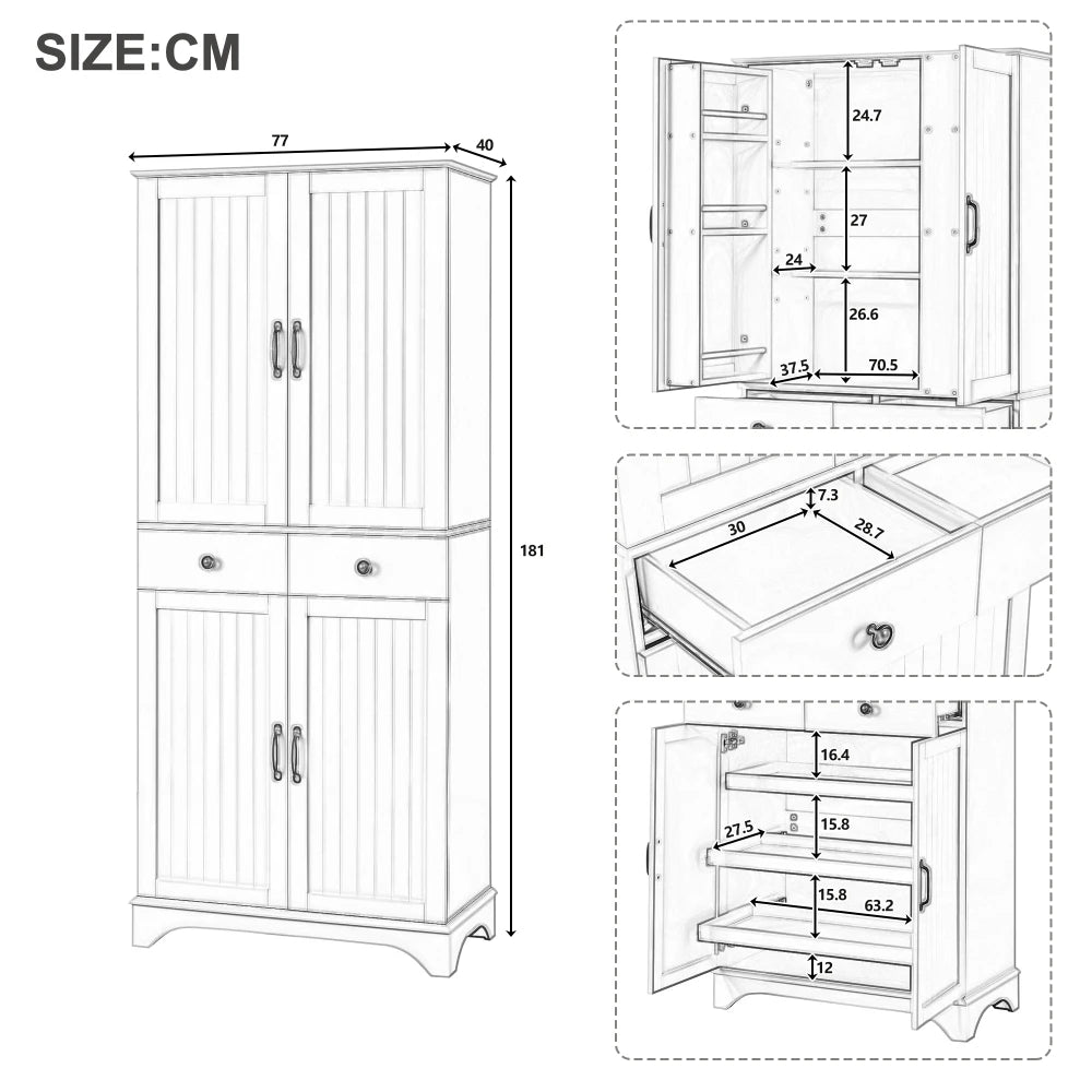 Réserve — Black storage cabinet — view 4