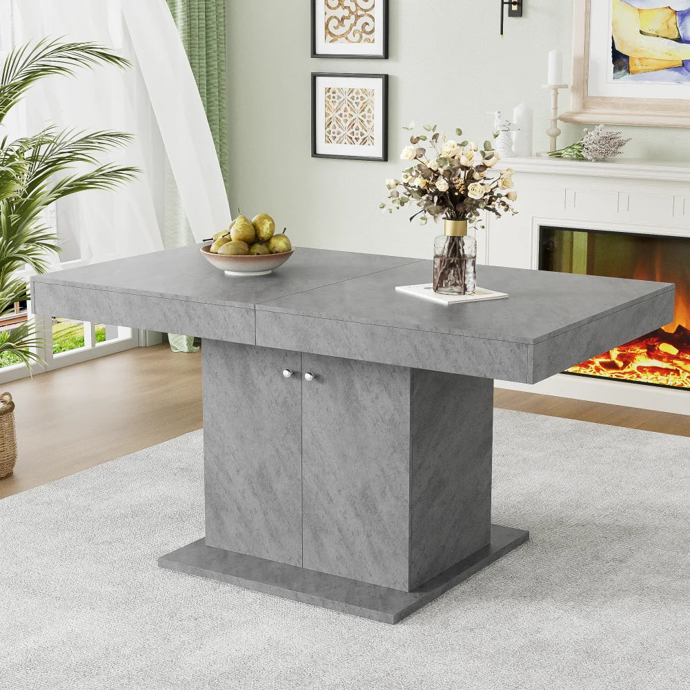 Aparté — Table extensible avec rangement — vue du modèle 7