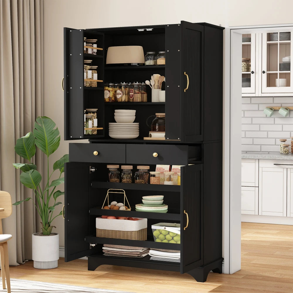 Réserve — Black storage cabinet — view 2